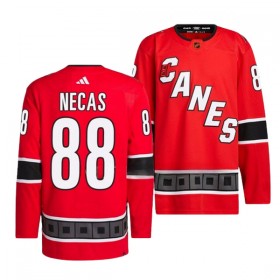 Dresovi Carolina Hurricanes Martin Necas 88 Adidas 2022-23 Reverse Retro 2.0 Crvena Authentic - Muške